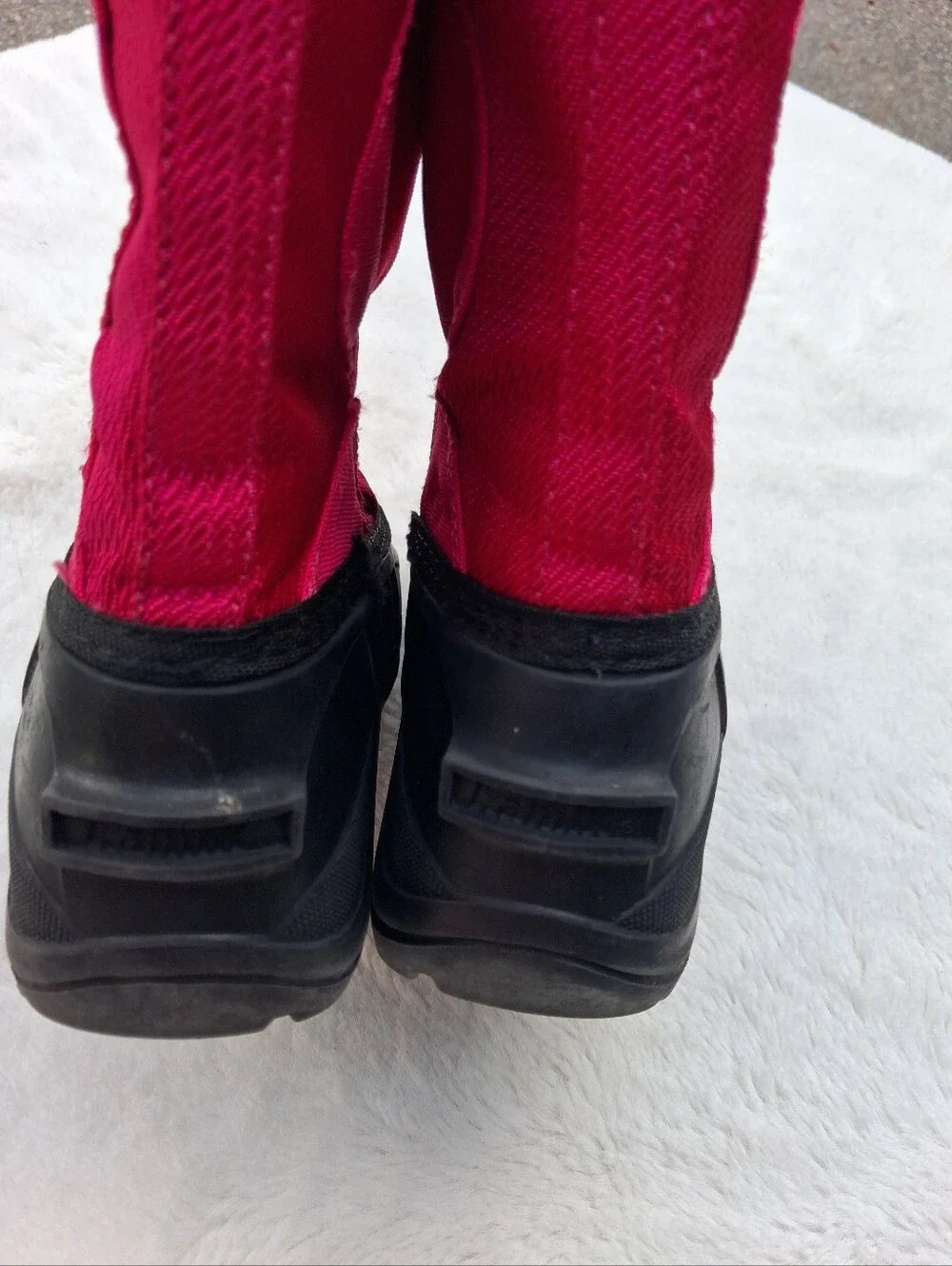 Kamik Pink Black Winter Snow Boots Size 11